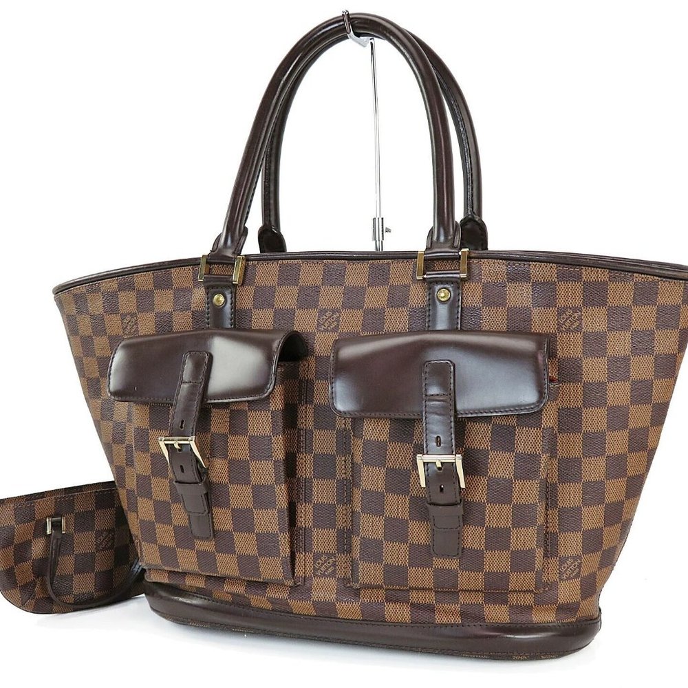 Manosque GM Damier Ebene Tote Bag
